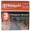 D'addario EJ Phosphor Acoustic guitar strings 3 sets