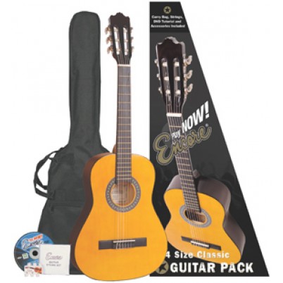 Encore ENC34OFT 3/4 Classical guitar pack