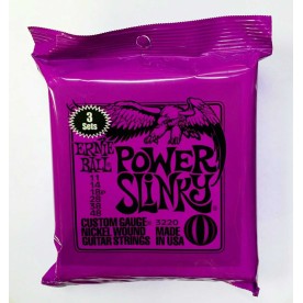 Ernie Ball Power Slinky Guitar Strings 3 Sets