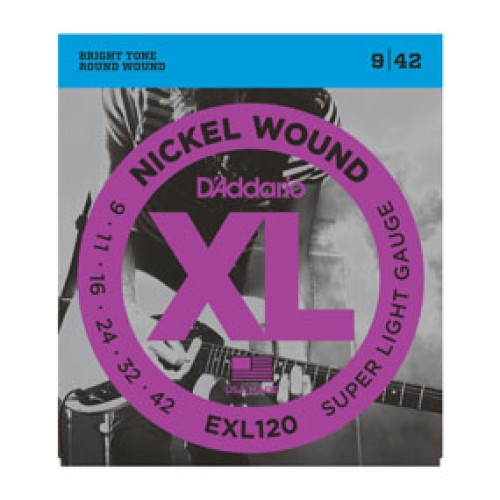 Daddario EXL120 9-42 Electric Guitar Strings