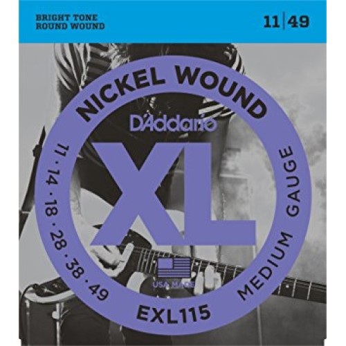 Daddario EXL115 11-49 Electric Guitar Strings