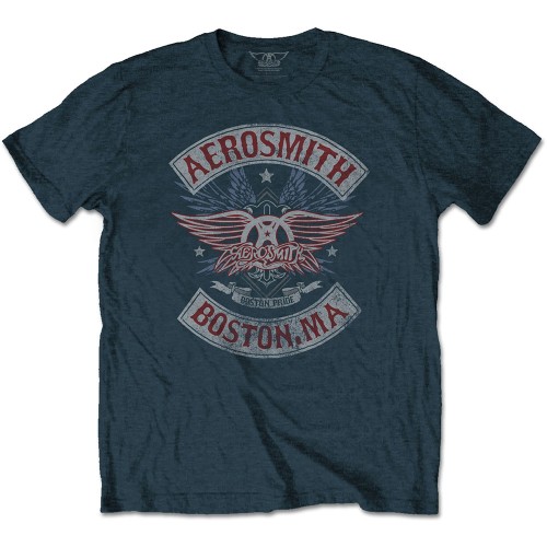 Aerosmith Men's Tee: Boston Pride