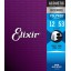 Elixir 80/20 Bronze Polyweb 12-53 acoustic guitar strings 11050
