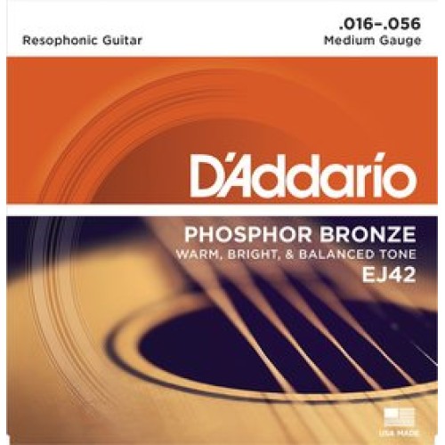 Daddario EJ42 Resophonic guitar strings