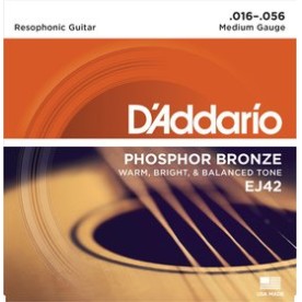 Daddario EJ42 Resophonic guitar strings