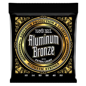 Ernie Ball Aluminum Bronze 10-50 acoustic guitar strings 2570