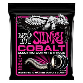 Ernie Ball 2723 Super Slinky Cobalt electric guitar strings