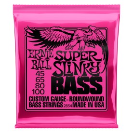 Ernie Ball Super Slinky Bass Guitar Strings 2834