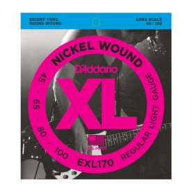 Daddario EXL170 Nickel Wound Bass Guitar Strings