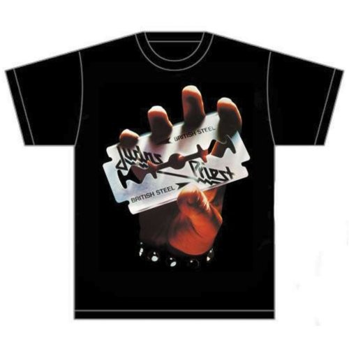 JUDAS PRIEST UNISEX TEE: BRITISH STEEL