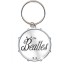 BEATLES KEYCHAIN: 1963 BUG LOGO & DRUM (PHOTO-PRINT)