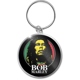 Bob Marley Keyring Logo Face