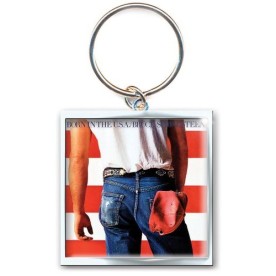 BRUCE SPRINGSTEEN KEYCHAIN: BORN IN THE USA