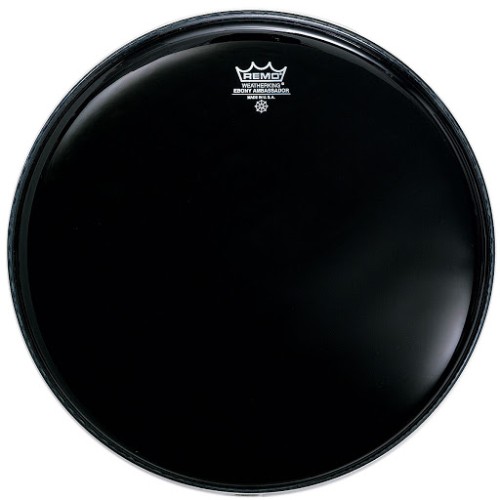 Remo 12" Ebony Ambassador ES-0012-00