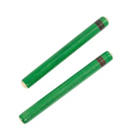 Percussion Plus Claves Pair in Green PP204