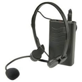 Skytronic Headworn wireless microphone with belt pack 171.337