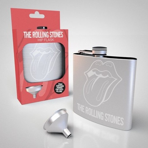 Rolling Stones Hip Flask Logo 200ml