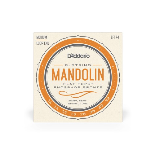 Daddario Flat Top Mandolin Strings EFT74