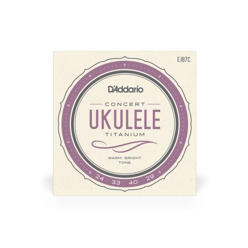 Daddario Concert Ukulele Titanium Strings EJ87C