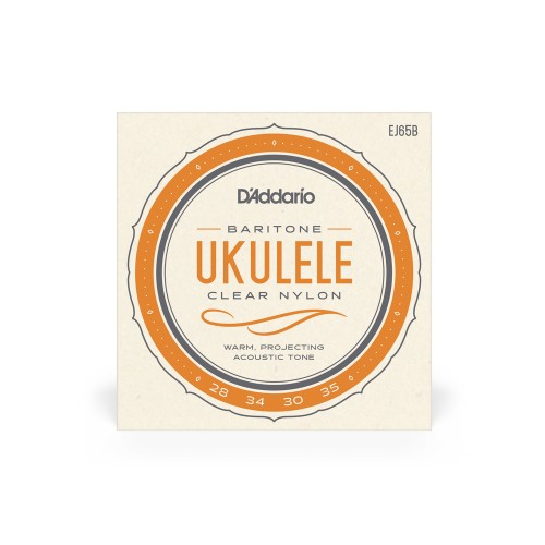 Daddario Baritone Ukulele Clear Nylon Strings EJ65B