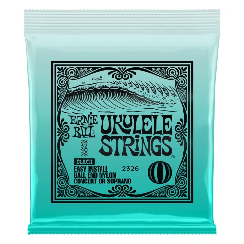 Ernie Ball Soprano or Concert Black Strings 2326
