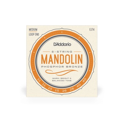 Daddario EJ74 Mandolin Phosphor Bronze Strings