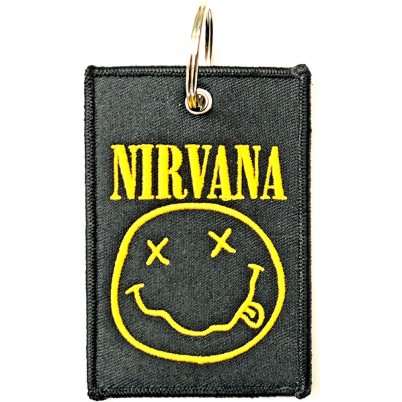 Nirvana Smiley Key Chain