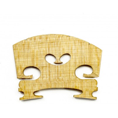 Violin bridge fitted 1/4 size