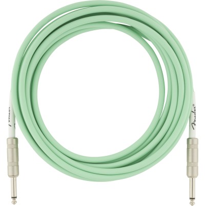 Fender Original 18.6ft Guitar Cable in Surf Green