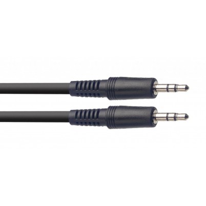 Stagg SAC2MPSMPSB 2m 3.5mm stereo jack to 3.5mm stereo jack