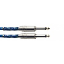 Stagg SGC6VTBL 6m Blue Tweed Style Guitar Cable