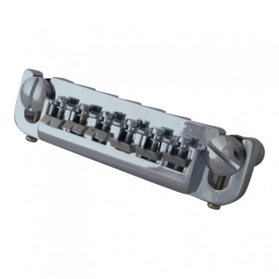 Stentor Electric guitar bridge/tailpiece, 70s style chrome 8306CH