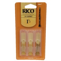 Rico Bb Clarinet Reeds Strength 1.5 Triple Pack