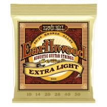 Earthwood Extra Light 80/20 Bronze Acoustic Guitar Strings 10-50