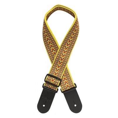 Stagg SWO COT RAF Yellow Guitar Strap
