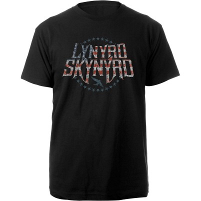 LYNYRD SKYNYRD UNISEX T-SHIRT: STARS & STRIPES