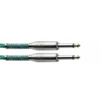 Stagg SGC3VT instrument cable in Green