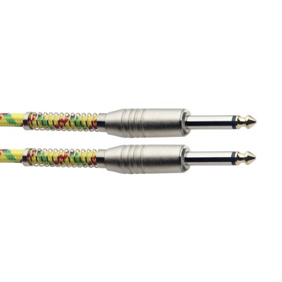 Stagg SGC3VT instrument cable in yellow
