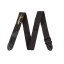 FENDER LOGO STRAP BLACK WITH YELLOW LOGO 099-0662-070