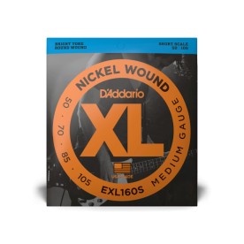 DADDARIO EXL160S NICKEL WOUND SHORT SCALE BASS GUITAR STRINGS
