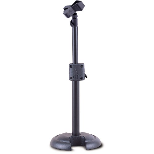 Hercules MS100B "H" BASE MICROPHONE STAND W/EZ MIC CLIP