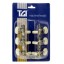 TGI MACHINEHEADS. CLASSICAL 3 IN A LINE. NICKEL.