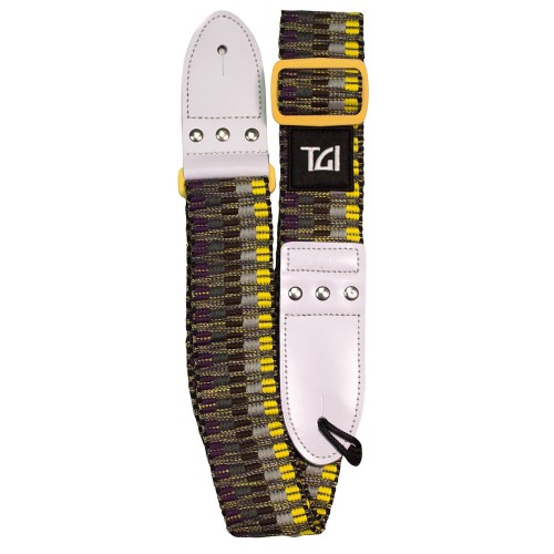 TGI GUITAR STRAP WOVEN COTTON YELLOW TGS1315Y