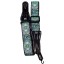TGI GUITAR STRAP WOVEN COTTON PERSIAN STITCH - PURPLE & YELLOW TGS134D