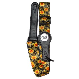 TGI GUITAR STRAP SUNFLOWERS TGS28214