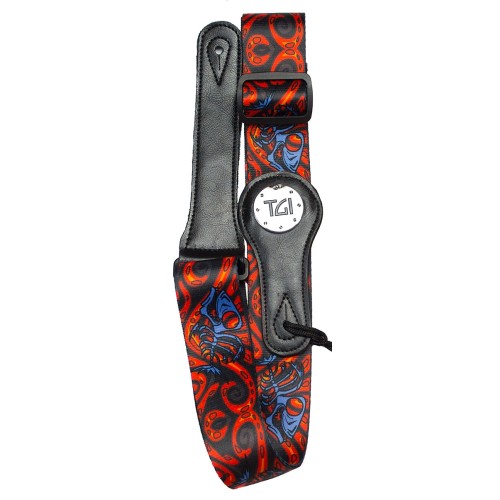 TGI GUITAR STRAP FISH BONES TGS28232