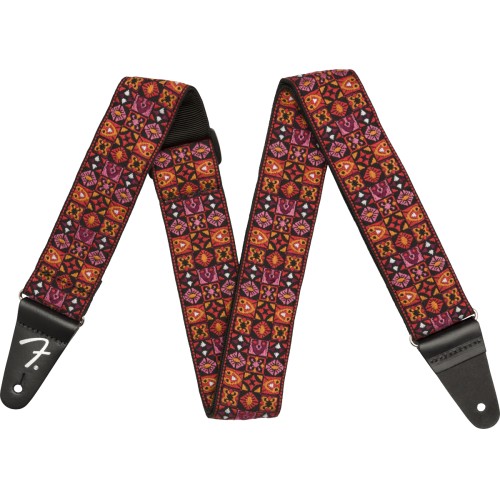 FENDER FESTIVAL GUITAR STRAP IN RED