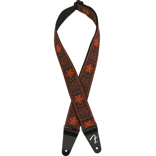 FENDER PASADENA WOVEN STRAP IN orange wallflower 099-0638-028