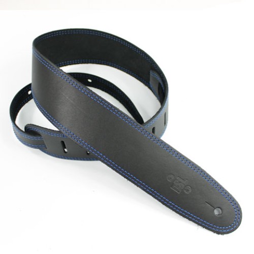 DSL Leather 2.5" Black with Blue