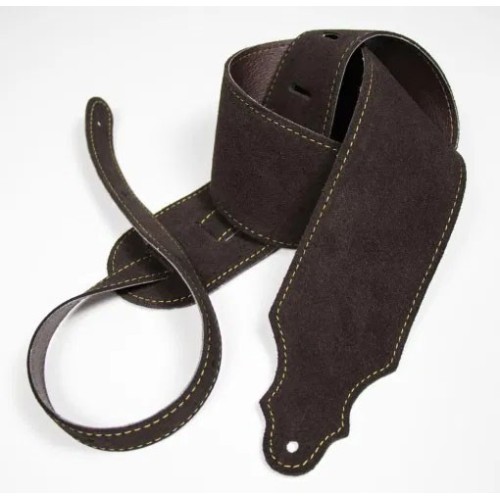 Franklin 3" Purist Suede Guitar Strap - Chocolate